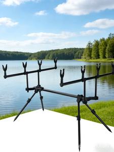 ขาตั้งคันเบ็ดแบบยุโรป ปรับระดับได้ พับเก็บได้รวดเร็ว ทำจากอลูมิเนียมอัลลอยด์ พกพาสะดวก - Product Image 6