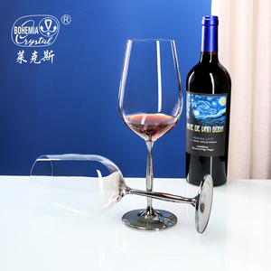 Bohemia Crystal Bordeaux Wine Glass 401-500ml Lead-Free Red Wine Glass Set Birthday Gift - Product Image 4
