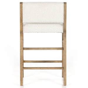 Charon Counter <b>Stool</b> Polyester, Acrylic, Solid Para <b>wood</b>, Poplar Plywood Durable High Bar <b>Stool</b> for Home Bar & Dining Room - Product Image 4