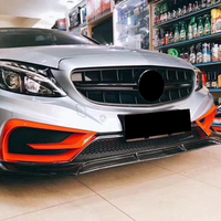 Calandre AMG pour Benz classe C W205 mise à niveau C63 calandre E63 GTS calandre de pare-chocs avant de voiture 2014-2018