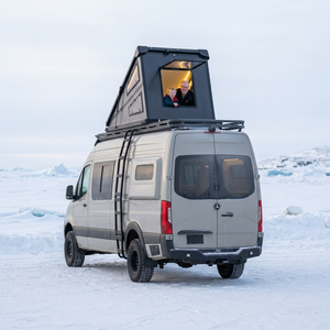 Carpa de Techo Rígida Tipo Concha de Almeja P Show de Fibra de Carbono, Modelo Z-V2, Impermeable para las Cuatro Estaciones, para <span class=keywords><strong>Mercedes</strong></span> Sprinter Van RV - Product Image 2