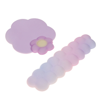 Clavier en mousse à mémoire de forme de remplissage de silicone pour la maison de bureau en gros tapis de souris de soutien de repose-poignet de nuage 3D doux et respirant