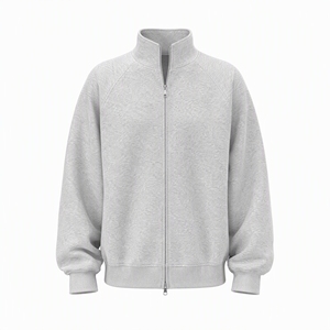 Sudadera con capucha de algodón grueso de 420 GSM, mezcla de algodón, cuello redondo, corte regular, manga larga, color liso, lavado, transpirable, venta al por mayor - Product Image 4