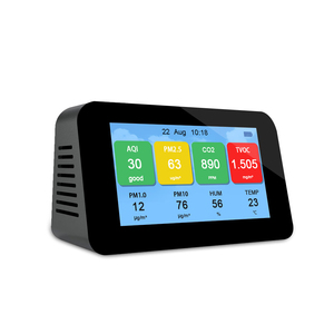 Détecteur numérique de formaldéhyde multifonctionnel, analyseur de gaz Co2, moniteur de qualité de l'air Tvoc pour la maison, le bureau et la voiture - Product Image 4