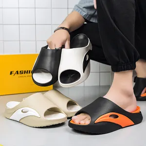 New Design Unisex Sliders Mens Flat Sandals Slipper With Logo Eva Slide Custom Logo Sports Slippers For Men Slides Man Custom