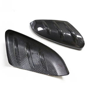 Fibre de carbone sèche pour <span class=keywords><strong>Honda</strong></span> pour <span class=keywords><strong>Civic</strong></span> 10th X 2016 + Car Door Rearview Mirror Shell Cap NEW Type Side Rear View Cover Stick - Product Image 2