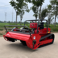 Pabrik Langsung Menyediakan Mesin Pemotong Rumput Robot Crawler dengan Remote Control