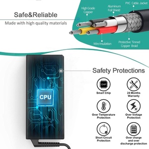 อะแดปเตอร์ชาร์จแล็ปท็อป65W <span class=keywords><strong>20V</strong></span> 3.25A เอ็กหัวบางเข้ากันได้กับแหล่งจ่ายไฟ730โยคะสำหรับ <span class=keywords><strong>Lenovo</strong></span> ThinkPad และรุ่นอื่นๆ - Product Image 4