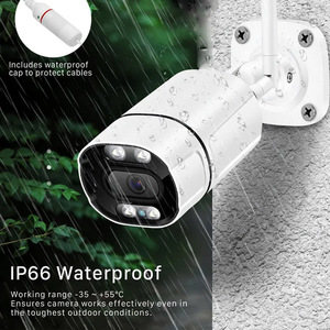 Cámara IP WiFi 1080P 3MP Cámara de vigilancia impermeable para exteriores con visión nocturna y ranura para tarjeta de memoria - Product Image 1