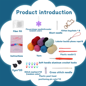 Fourniture d'usine kit de crochet bricolage kit de crochet pour débutants kit de crochet pour débutants - Product Image 2