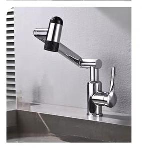 Grifo <span class=keywords><strong>de</strong></span> Lavabo <span class=keywords><strong>para</strong></span> Baño, Monomando, Válvula <span class=keywords><strong>de</strong></span> Cerámica, Agua Fría/Caliente, Diseño Giratorio Multifuncional, Moderno, <span class=keywords><strong>para</strong></span> Lavabo - Product Image 5