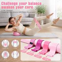 Ensemble de bandes de résistance pour squats et yoga, antidérapantes, bandes élastiques circulaires de style musculation