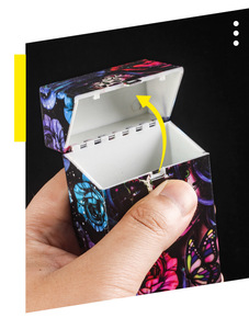 Nouvel Arrivage – Étui à Cigarettes Manuel Simple en Plastique Biodégradable avec Motif Crâne pour Accessoires – Vente en Gros - Product Image 6