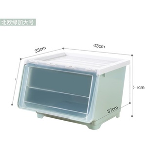 Stackable Storage Bins With Lids,Plastic Stackable Storage Cubes Bin Box Containers For Home Office