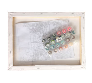 Pintura de Paisaje Tranquilo, Decoración del Hogar, Lienzo, Pintura <span class=keywords><strong>por</strong></span> Números - Product Image 2