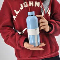 Botella Térmica Deportiva de Acero Inoxidable con Logotipo Personalizado, Aislada al Vacío, 350-1000 ml, Mantiene el Agua Caliente/Fría de 6-12 Horas