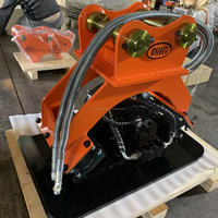 Compacteur de plaques industriel pour mini-excavatrice pour l'aménagement paysager avec mini pelleteuses Densification efficace du sol