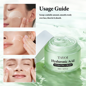 Crème Visage Hydratante et Éclaircissante Personnalisée à l'Acide Hyaluronique, Niacinamide et Vitamine B5 – <span class=keywords><strong>Anti</strong></span>-rougeurs et Séborégulatrice - Product Image 4