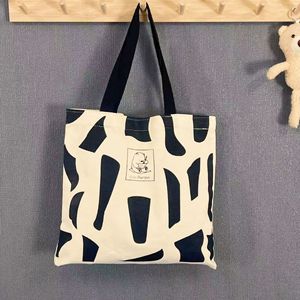 Borsa Tote in tela di cotone con Design di nicchia per studenti di classe <span class=keywords><strong>Sen</strong></span> di grande capacità - Product Image 5