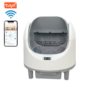 EU <strong>Plug</strong> Luxury ABS New Super Large Capacity Automatic Cleaning <strong>Cat</strong> Toilet UV Deodorizing Dual Channel Smart <strong>Cat</strong> Litter Box - Product Image 5