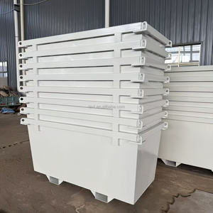 Bac à déchets en acier robuste de norme australienne 2m3-12m3, conteneur renforcé pour déchets, compatible <span class=keywords><strong>grue</strong></span> et chariot élévateur - Product Image 4