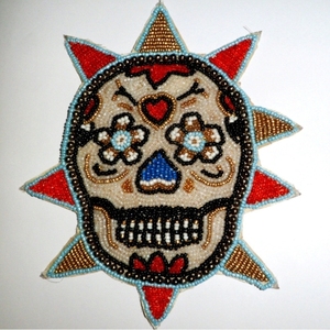 Handcrafted <b>Beaded</b> Table <b>Coasters</b> Colorful Design Eco Friendly Materials Perfect For Dining Tables Bars And Living Rooms - Product Image 2