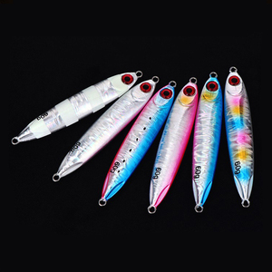 Muestra libre al por mayor luminosa de señuelo de pesca plomo láser modelo cuerpo Jig atraer lento jigging paso atraer - Product Image 2