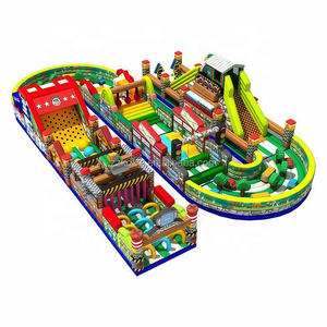 Castello Gonfiabile da Esterno <span class=keywords><strong>con</strong></span> Area <span class=keywords><strong>Ostacoli</strong></span> e Scivolo, Casa Rimbalzante per Bambini all'Ingrosso, Ideale per Feste e Attività Pasquali - Product Image 1
