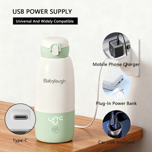 Calentador de leche portátil USB con control de temperatura preciso, producto para bebés, para uso en interiores y exteriores, suministro de fábrica. - Product Image 4