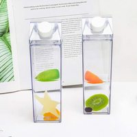 Bouteille d'eau en plastique transparente réutilisable 2023, très vendue, avec processus de polissage, pour le camping, capacité 500 ml