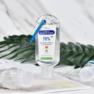 Label pribadi Gel tangan cair Anti bakteri 30ml klip pembersih tangan Label pembersih gantungan kunci Pembersih 100ml 500 ml Gel alkohol curah - Product Image 2