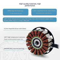 Moteur brushless multi-rotors haute efficacité 5210 KV300 10000 tr/min, cadre 50 mm pour systèmes de photographie aérienne UAV