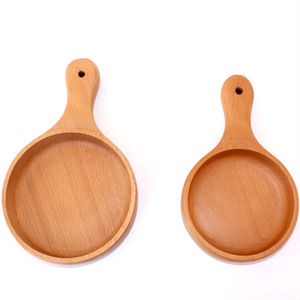 Tazón de Madera de Haya Estilo Japonés con Asa, Tazón Grande para Ensalada, Fruta, Kimchi, Vajilla Ecológica para el Hogar - Product Image 1