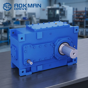 Reductor de Engranajes Industrial Serie H, Caja de Engranajes Helicoidales de Alto Torque, Unidad de Reducción de Velocidad de Alta Resistencia para Maquinaria de Transporte - Product Image 1