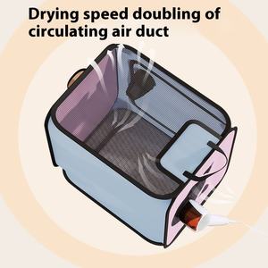 Boîte de séchage automatique <span class=keywords><strong>pour</strong></span> animaux de compagnie sèche-cheveux pliable chat chien sèche-bain épaissi ménage sac sec <span class=keywords><strong>pour</strong></span> le toilettage nettoyage livraison gratuite - Product Image 3