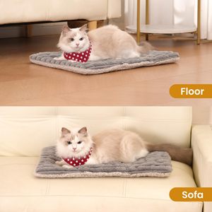 Wasbare Huisdieren Krat Pad Voor Binnen Buitenshuis Gebruik Omkeerbaar Tweezijdig Gebruik Zelfverwarming Mat Voor Katten En Honden Zelfverwarmend Kattenbed - Product Image 2