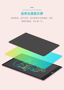 Hot 16-inch trẻ em của graffiti sáng tạo thông minh LCD kích thước lớn bằng văn bản Hội Đồng Quản trị có thể sạc lại LCD vẽ hội đồng quản trị - Product Image 4