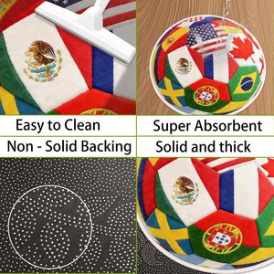 <span class=keywords><strong>Tapis</strong></span> <span class=keywords><strong>de</strong></span> football imprimé en peluche polyester avec support en plastique, nouvelle vente chaude transfrontalière États-Unis-Canada-Mexique <span class=keywords><strong>pour</strong></span> <span class=keywords><strong>chambre</strong></span> à coucher - Product Image 4