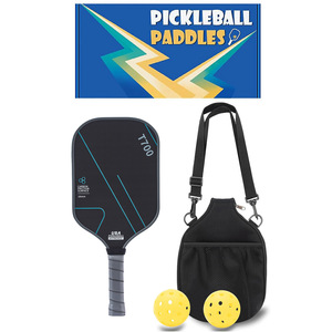 Raquette de pickleball T700 41,5 cm 16 mm en fibre de carbone antidérapante, équipement d'entraînement - Product Image 5