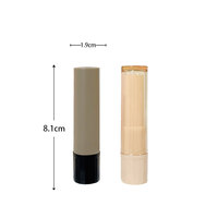 Conteneur de Rouge à Lèvres Liquide Rotatif Vide à Trois Couches, Vente en Gros Usine, avec Emballage Personnalisé pour Baume à Lèvres Cosmétique