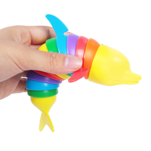 2025 Usine En Gros Ventes Directes Nouveau Fidget Décompression Jouet Animal De Mer En Plastique Doigt Dauphin Fidget Jouet - Product Image 4