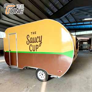 Oferta Especial: Remolque de Comida Móvil Estilo Retro, Totalmente Equipado, Carrito de Comida Callejera en Venta a Precio Descontado, Listo para Enviar - Product Image 2