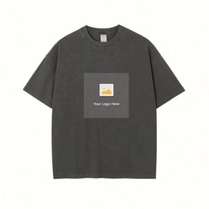 Designer Factory Cheap Price MOQ 20 Pieces Men's Solid Knitted 100% Cotton T-Shirt Blank with Custom Logo for Street Wear - Product Image 1
