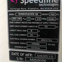 Impresora de Plantillas SMT Speedline MPM MOMENTUM BTB125 PLC