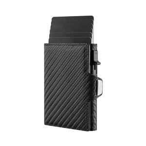Tarjetero de Aleación de Aluminio de 4 Pulgadas con Expulsión Automática, Antidesmagnetización, Multifuncional, Plegable en Tres Partes, para Hombre - Product Image 5