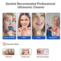 Nettoyeur à ultrasons professionnel Smile Find pour bijoux, 200 ml, portable, pour prothèses dentaires, aligneurs, appareils dentaires, protège-dents