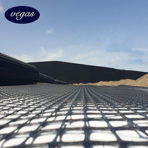 Rejillas de malla 30kN 40kN Geomallas de plástico biaxiales para muros de contención y pendientes - Product Image 5