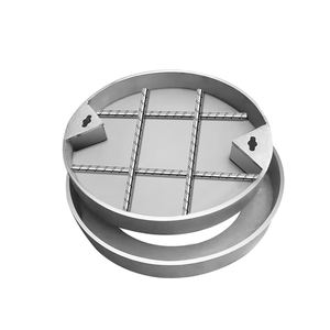 원래 공장 맞춤형 304 및 316 스테인레스 스틸 보이지 않는 맨홀 커버 공공 사용 - Product Image 1