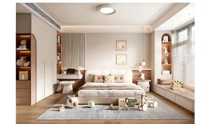 Ensemble de chambre à coucher en bois sur mesure pour toute la maison, style moderne et luxueux, avec rangement pour appartement - Product Image 3