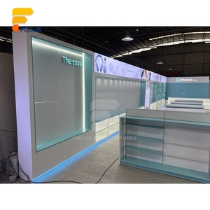 Vitrina de Vidrio Resistente con Cerradura de Seguridad y Estantes Inclinados para Tienda de Teléfonos Móviles, Mostrador de Servicio de Reparaciones - Product Image 5